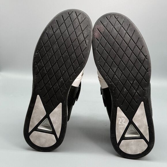 Reebok Legacy Lifter Women's 8.5 Black White Weightlifting Shoes Hook & Loop - Picture 9 of 11